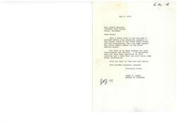 ["The document is a letter from Congressman James R. Jones congratulating Mrs. Norma Eagleton on becoming the first female member of the Tulsa Utility Board. Jones expresses his respect for her intelligence and ability, and believes she will serve with great distinction. Mrs. Eagleton has been active in various organizations and committees in Tulsa."]