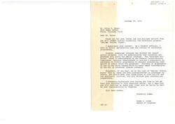 ["The document is a letter from Congressman James R. Jones in response to a letter from Allan W. Eynon regarding the television program \"Harlem: Voices, Faces.\" The program was criticized for misrepresenting Harlem and American society, with the Swedish filmmakers and some panelists on the show expressing negative views about the American system. The document questions why the program was allowed to air and suggests that it may be considered anti-American propaganda."]