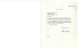 ["James R. Eagleton received a letter from James R. Jones regarding sponsorship for the Miles for Mankind program. Jones had already sponsored another participant but was willing to work something out if Eagleton was still interested. Eagleton's law firm, Eagleton, Eagleton & Owens, also received a letter from Olivia B. Jones requesting sponsorship for the YMCA Miles for Mankind event. Eagleton agreed to sponsor Jones in the event."]