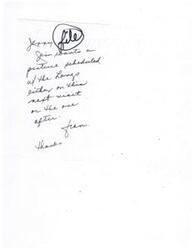 ["Jim wants to schedule a picture with the Longs on his next visit or the visit after."]