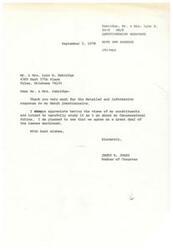 ["The document is a response to a questionnaire from Congressman James R. Jones, discussing various political issues such as government financing of elections, extensions on proposed amendments, the Postal Service, initiative petition rights, voting on national issues, and welfare programs. The writer expresses their views on each topic, including their opposition to government financing of elections and welfare support for individuals capable of working. They also support initiative petition rights and voting on national issues as ways to involve the populace in decision-making."]