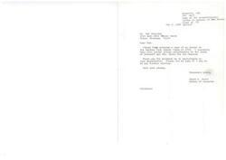 ["The document includes a letter from James R. Jones, a Member of Congress, to Ted Eskridge regarding a revised letter to the Webster High School Class of 1955. Jones expresses appreciation for the contributions of the alumni and the Steering Committee in organizing a reunion. He highlights the significance of high school in shaping individuals' lives and congratulates the class on their achievements and memories. Jones expresses his best wishes to the class for their reunion."]