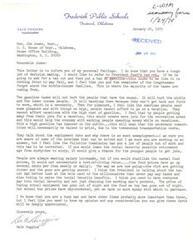 ["In this letter, Dale Duggins expresses concern about the impact of President Ford's tax cut proposal and a potential tax on gasoline on middle and lower income families. He argues that high gasoline taxes will disproportionately affect these groups by making it difficult to commute to work and afford vacations. Duggins also suggests lowering the Social Security retirement age and stabilizing food prices to help alleviate economic challenges. He urges Congressman Jim Jones to consider these issues and take action to address them."]