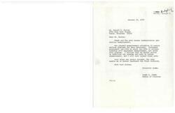 ["The document is a letter from Congressman James R. Jones responding to a constituent's concern about unemployment. Jones acknowledges the seriousness of the issue and expresses his commitment to stabilizing the economy and reducing unemployment. He thanks the constituent for their views and assures them that their input helps him better represent the First District."]