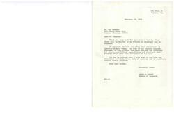 ["The document is a letter from Tom Magness to James R. Jones, a member of Congress, expressing his views on the government spending on minority groups. Magness feels that minority groups receive unfair advantages in education and healthcare, while he struggles to support his family on his paycheck. He questions the concept of equality and requests a response from Jones on the issue."]