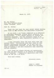 ["The document from Roy Horton expresses his views on government spending, welfare, and unemployment. He believes in reducing government spending to combat inflation and supports the work ethic over the welfare ethic. He criticizes the lack of action in cutting expenses and reducing funding for social programs to encourage people to work instead of relying on assistance. He also suggests cutting gasoline taxes and reducing supply to stabilize prices."]