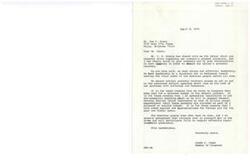 ["The document is a series of correspondence between Mr. Sam F. Moore, Congressman James R. Jones, and Mr. C.B. Storms regarding the economic situation in the United States. Mr. Moore expresses concern about the national debt, high taxes, and the need for responsible leadership. Congressman Jones acknowledges the need for action and support from citizens like Mr. Moore. Mr. Moore also expresses financial difficulties and sends a donation in hopes of improving the country's economic situation."]