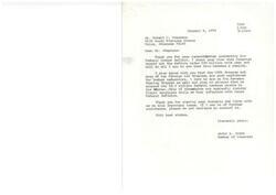 ["The document is from Mr. Robert C. Stephens to Congressman James R. Jones, expressing concern about the federal budget deficit and suggesting ways to reduce it. Stephens suggests cutting programs such as  Comprehensive Employment and Training Act (CETA) and foreign aid, reducing fringe benefits for government workers, and holding UN contributions at the current level. He also discusses the challenges of creating public jobs for chronically unemployed individuals through programs like CETA."]