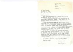["Marie Aldrich wrote to Congressman James R. Jones urging his support for wage and price controls due to a drastic rent increase. Jones sympathized with her situation but believed that responsible taxing and spending policies by the federal government, rather than controls, were the best solution to combat inflation. He mentioned his support for a compromise tax reduction package and balanced federal budget efforts. Jones offered his assistance to Aldrich and expressed his commitment to working towards saner taxing and spending policies."]