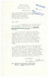 ["Letters regarding a proposed budget cut for the Retired Senior Volunteer Program from Tulsa, OK, resident and constituent of Congressman James R. Jones, Mr. William O. Brown, to the Honorable Allen Cranston and to the Honorable Claude Pepper; both letters copied to Congressman James R. Jones"]