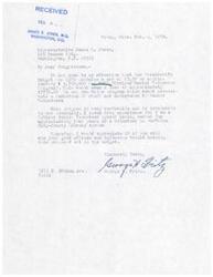 ["Letter from Tulsa, OK, resident and constituent of Congressman James R. Jones, Mr. George H. Fritz, to Congressman James R. Jones regarding a proposed budget cut for the Retired Senior Volunteer Program"]