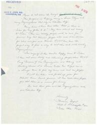 ["Letter from Tulsa, OK, resident and constituent of Congressman James R. Jones, Mr. Theodore Nugent, to Congressman James R. Jones regarding a proposed budget cut for the Retired Senior Volunteer Program"]