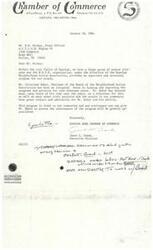 ["Letter from the Executive Director of the Sapulpa Area Chamber of Commerce, Ms. Janet L. Crank, to the ACTION Region VI Grant Officer, Mr. R. W. Hickey, regarding the possible discontinuation of the Sapulpa Neighborhood Action Association"]