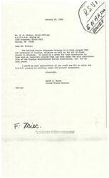 ["Letter on behalf of the Creek County Board of Commissioners from Senator David L. Boren to the ACTION Region VI Grant Officer, Mr. R. W. Hickey, regarding the possible discontinuation of the Sapulpa Neighborhood Action Association"]