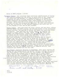 ["The text discusses concerns about the RSVP program in Creek County, particularly in Sapulpa. There are worries about losing the program and its impact on the community, as well as potential political ramifications. Various individuals are mentioned as being involved in trying to ensure the program stays in Creek County, including Benny Vanata, Thomas Pauken, and Dave Pepper. The importance of keeping the program in Sapulpa and Creek County is emphasized, with efforts being made to secure assurance from the Regional Director. The text also mentions the need for proper advertising and acceptance of applications for the program. Overall, there is a strong push to maintain the RSVP program in Creek County and ensure its administration remains in Sapulpa."]