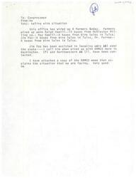 ["Correspondence regarding wiring up [meaning of this phrase is unknown] farmers around the state of Oklahoma"]