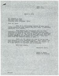 ["Mr. Eyre wrote to Congressman James R. Jones expressing his support for H.R. 1039, a bill that would allow retired military personnel with disabilities to receive both their retirement pay and VA compensation. Congressman Jones acknowledged Mr. Eyre's letter and assured him that he would consider his views when the bill is voted on in Congress."]