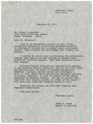 ["Mr. Wensauer wrote to Congressman Jones expressing his support for legislation to increase allowance benefits for veterans in college and extend their entitlement period. Congressman Jones acknowledged receipt of the letter and assured Mr. Wensauer that he shared his concern for veterans. He mentioned that Senator Hartke had introduced a bill addressing financial problems of student veterans and promised to keep Mr. Wensauer's views in mind when the bill reaches the House."]