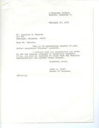 ["The document acknowledges the receipt of a letter concerning Veterans' pensions and mentions that proposed changes in disability payments have been revoked by the Veterans Administration. The writer also expresses concerns about the new rating system and compensation for veterans, and shares personal experiences with the struggles of accessing healthcare as a veteran. The writer urges the recipient to support veterans in their efforts to receive fair compensation and healthcare."]