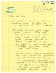 ["The document is from someone working with Native American communities in Tulsa, Oklahoma, highlighting the healthcare needs of these communities, such as general physicals and special needs like eye glasses and dental care. The document mentions the Indian Health Care Improvement Act and urges support for funding for these neglected communities. The writer expresses gratitude for any assistance and ends with a blessing."]