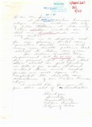 ["The document is from Raymond Twilley, a Native American citizen living in Tulsa, Oklahoma, to James R. Jones, M.C., expressing the urgent need for funding for health care services for urban Indians. Twilley highlights the need for eye glasses, dental care, preventive health care, and other health services, and urges Jones to give the matter serious consideration."]