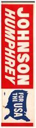 ["Johnson Humphrey Bumper Sticker"]