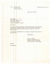 ["The email is from Lee W. Paden, a Special Assistant to Senator Henry Bellmon, providing biographical information and a photograph of the Senator who is scheduled to speak before the Downtown Lions Club on May 10, 1974 at 12:00 Noon. Lee W. Paden offers further information if needed and provides contact details for the Tulsa office."]