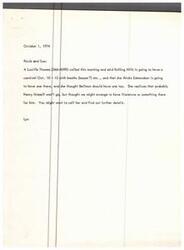 ["The document contains three separate communications addressed to Senator Henry Bellmon. The first one mentions a carnival happening in Rolling Hills and suggests having literature or something for Bellmon there. The second one invites Bellmon to address employees of The Williams Companies before the General Election. The third one, from the Tulsa Children's Medical Center Auxiliary, requests information on health legislation and invites Bellmon to visit the new Children's Medical Center."]