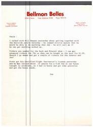 ["The document is a communication between Paula and Mary regarding their upcoming activities. Paula discusses plans to meet with Westside people and buy tickets for a Rock and Mineral show. She also mentions getting tickets for the Senator and Joe. Additionally, Steve got his Certified Flight Instructor's license and is hosting a fish fry at their house. Sue had to prepare for the event."]