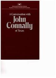 ["The document provides information about the American Enterprise Institute, a nonpartisan research and educational organization. It includes details about the organization's structure, key personnel, and publications. Additionally, it offers a summary of a conversation with John Connally of Texas, where he discusses topics such as inflation, trade imbalance, oil imports, and U.S. foreign policy. Connally expresses his views on wage and price controls, capital gains reduction, and the role of the federal government in controlling inflation."]