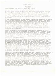 ["The document is a reflection on the author's experience working for and getting to know John Connally, a prominent political figure who switched from the Democrat to the Republican Party. The author describes their role in managing the delegate process in Arkansas for Connally's Presidential campaign, as well as the personal interactions and efforts made to secure support for him. Despite challenges and ultimately only securing one delegate, the author cherishes the experience and memories of working with Connally and his family. The document praises Connally's leadership qualities and laments that the country will never know what kind of President he could have been."]