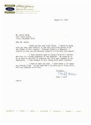 ["The document consists of letters and correspondence between individuals expressing support for John Connally as a candidate for President in 1980. The letters discuss organizing campaign activities, appointing a State Chairman for the Connally Campaign in Oklahoma, and expressing gratitude for support and volunteering efforts. The individuals involved are actively working towards promoting Connally's candidacy."]