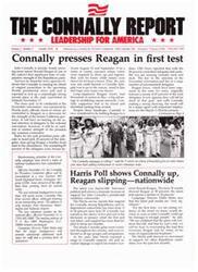 ["John Connally is closely competing with Ronald Reagan in the Republican party's county caucuses and straw polls. Connally's campaign is gaining momentum with an increase in support nationwide, as shown in polls and fundraising results. The campaign is expanding with new offices opening across the country. Connally's strong showing in fundraising and support indicates he is a serious contender for the Republican presidential nomination."]