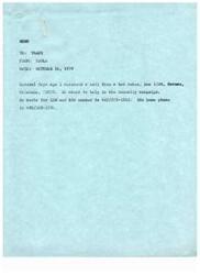 ["Paula received a call from Bob Dukes who wants to help in the Connally campaign. He works for IBM and provided his contact information."]