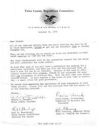 ["The Tulsa County Republican Committee is asking for volunteers to help with a campaign to \"GET OUT THE VOTE\" for the upcoming election. Volunteers can indicate their preference for a specific candidate and are asked to fill out a form and return it promptly. The campaign will be coordinated through Nixon Headquarters and requires a few hours of effort on election day. The importance of volunteers' assistance to the project is emphasized."]