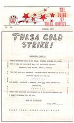 ["The Voice of Tulsa County newsletter announces a rally with Barry Goldwater and other Republican candidates, as well as the need for volunteers for election day jobs such as poll watchers and phone callers. There is also a request for financial contributions to support Republican legislators in the state house races. The newsletter urges readers to get involved and help make a difference in the upcoming election."]