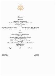 ["A dinner was held at Taylor House in Washington, D.C. on June 1, 1976, to honor Members of Parliament of the United Kingdom of Great Britain and Northern Ireland. The event was hosted by The Honorable Carl Albert and The Honorable Mike Mansfield, and featured a menu of Veal Scallopini, Wild Rice, Spinach Souffle, Egg Plant Parmesan, and Lemon Sherbet Ring. Taylor House, built in 1828, has historical significance and has been renovated to maintain its charm."]