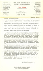 ["The official statement and press conference covers topics including Cuba policy, Latin American policy, the Organization of American States, a military pay increase, defense spending"]