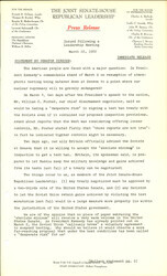 ["The official statement and press conference covers topics including nuclear test ban treaty negotiations with the Soviet Union, legislation on poll taxes and literacy tests, the 1962 tax bill"]