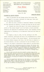 ["The official statement and press conference covers topics including \"The Liberal Papers\" publication, President Kennedy's feed grain program, the 1962 tax bill, the United Nations bond issue, the Supreme Court's reapportionament decision Baker v. Carr, and foreign trade"]