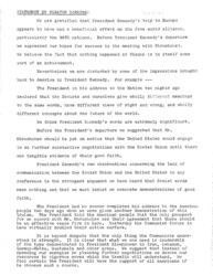 ["The official statement and press conference covers topics including the Kennedy-Khrushchev summit, Laos, nuclear test ban negotiations, the 1962 elections, Eisenhower foreign policy, agriculture prices, the Federal Communications Commission, transportation taxes and education legislation"]