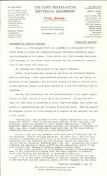 ["The official statement and press conference covers topics including President Kennedy's legislative program, civil rights legislation, the federal budget"]