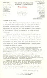 ["The official statement and press conference covers topics including federal powers, Great Society legislation, and voting rights legislation"]