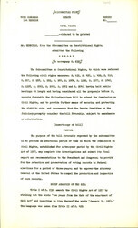 ["Senate Subcommittee Report Advocates Extending The Civil Rights Commission’s Timeline And Improving Enforcement Measures To Safeguard Voting Rights. It Emphasizes The Need For Accountability Through The Preservation Of Federal Election Records And Highlights Attorney General Rogers' Support For Strengthening Democratic Protections Under The Civil Rights Act Of 1957."]