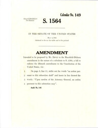 ["Amendment Proposed To The Mansfield - Dirksen Substitute Version Of S. 1564"]