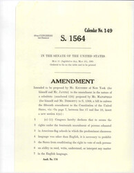 ["Amendment Proposed To The Mansfield - Dirksen Substitute Version Of S. 1564"]