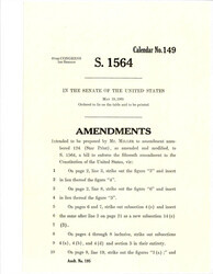["Amendment Proposed To The Revised May 17, 1965, Mansfield - Dirksen Substitute Version Of S. 1564"]