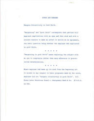 ["Details The Phrase \"bargain Collectively In Good Faith\" And Its Placement When Discussing Employment."]