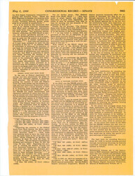 ["Sen. Ervin Floor Speech Voicing His Disapproval Of The Civil Rights Act Of 1966 Legislation. He Cautions Congress On The Threat Of Unconstitutionality."]