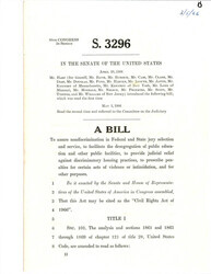 ["Additional Copy Of S. 3296, The Civil Rights Act Of 1966"]